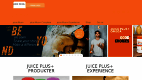 What Juiceplus.dk website looked like in 2018 (5 years ago)