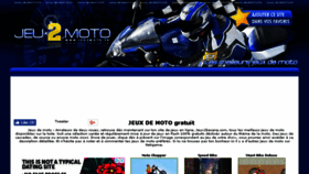 What Jeu2moto.fr website looked like in 2018 (5 years ago)