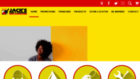 What Jackspaint.co.za website looked like in 2018 (5 years ago)
