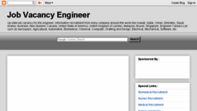 What Job-engineers.blogspot.com website looked like in 2018 (5 years ago)