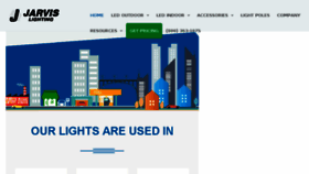 What Jarvislights.com website looked like in 2018 (5 years ago)