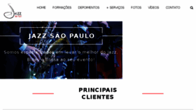 What Jazzsaopaulo.com.br website looked like in 2018 (5 years ago)