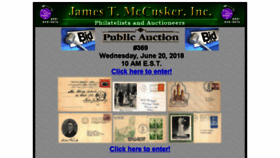 What Jamesmccusker.com website looked like in 2018 (5 years ago)