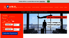 What Jetparkmalpensa.it website looked like in 2018 (5 years ago)