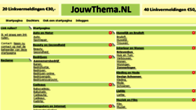What Jouwthema.nl website looked like in 2018 (5 years ago)