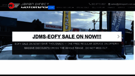 What Jdmsport.com.au website looked like in 2018 (5 years ago)