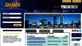 What Jaxjobs.com website looked like in 2018 (5 years ago)