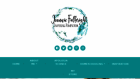 What Jeanniefulbright.com website looked like in 2018 (5 years ago)