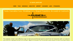What Journeystaxis.co.uk website looked like in 2018 (5 years ago)