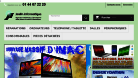 What Jardin-internet.fr website looked like in 2018 (5 years ago)