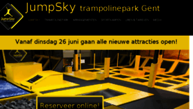 What Jumpsky.be website looked like in 2018 (5 years ago)