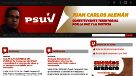 What Juanaleman.psuv.org.ve website looked like in 2018 (5 years ago)