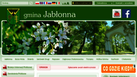 What Jablonna.pl website looked like in 2018 (5 years ago)