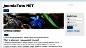 What Joomlatuts.net website looked like in 2018 (7 years ago)
