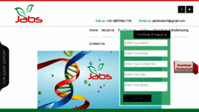 What Jabsbiotech.in website looked like in 2018 (5 years ago)