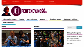 What Jejperfekcyjnosc.pl website looked like in 2018 (5 years ago)