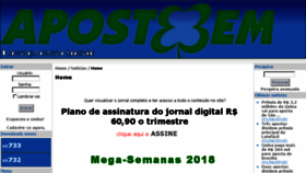 What Jornalapostebem.com.br website looked like in 2018 (7 years ago)