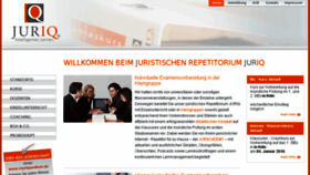 What Juriq.de website looked like in 2018 (5 years ago)