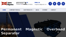 What Jupitermagnetics.com website looked like in 2018 (5 years ago)
