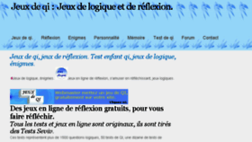 What Jeuxdeqi.com website looked like in 2018 (5 years ago)