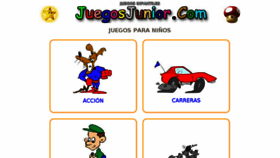 What Juegosjunior.com website looked like in 2018 (5 years ago)