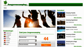 What Jongerencamping.net website looked like in 2018 (5 years ago)