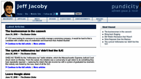 What Jeffjacoby.com website looked like in 2018 (5 years ago)