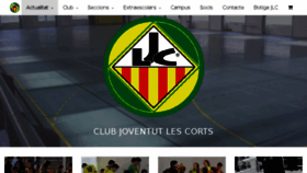 What Joventutlescorts.cat website looked like in 2018 (5 years ago)