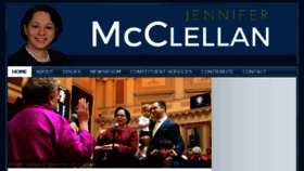 What Jennifermcclellan.com website looked like in 2018 (5 years ago)