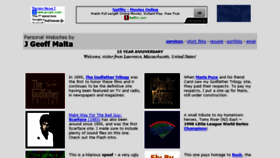 What Jgeoff.com website looked like in 2018 (7 years ago)