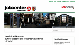 What Jobcenter-landkreis-loerrach.de website looked like in 2018 (5 years ago)