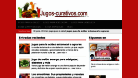 What Jugos-curativos.com website looked like in 2018 (5 years ago)