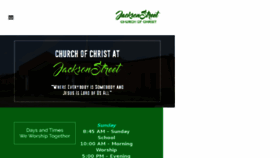 What Jacksonst.org website looked like in 2018 (7 years ago)