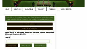 What Jainlibrary.org website looked like in 2018 (5 years ago)