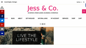 What Jessandcompany.com website looked like in 2018 (5 years ago)
