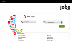 What Jobs.co.za website looked like in 2018 (5 years ago)