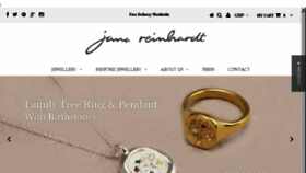 What Janareinhardt.com website looked like in 2018 (5 years ago)