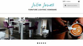 What Juliajones.co.uk website looked like in 2018 (5 years ago)