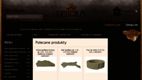 What Juchcik.pl website looked like in 2018 (5 years ago)