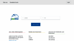 What Jooble-de.com website looked like in 2018 (5 years ago)