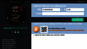 What Jaboy1st.bitcoinwallet.com website looked like in 2018 (5 years ago)