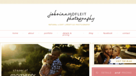 What Jobrinahofleitphotography.com website looked like in 2018 (5 years ago)