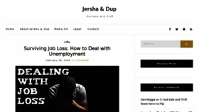 What Jershaanddup.com website looked like in 2018 (5 years ago)