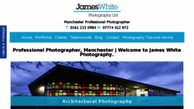 What Jameswhitephotography.co.uk website looked like in 2018 (5 years ago)