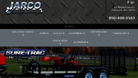 What Jarcotrucksandtrailers.com website looked like in 2018 (6 years ago)