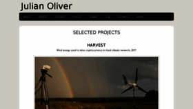 What Julianoliver.com website looked like in 2018 (5 years ago)