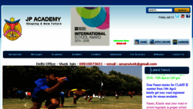 What Jpacademy.in website looked like in 2018 (7 years ago)