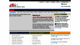 What Javadevelopmentindia.com website looked like in 2018 (5 years ago)