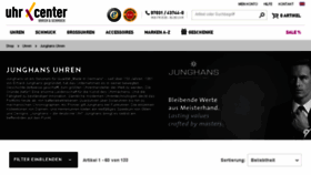 What Junghans-center.de website looked like in 2018 (5 years ago)