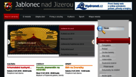 What Jablonec-krkonose.cz website looked like in 2018 (5 years ago)